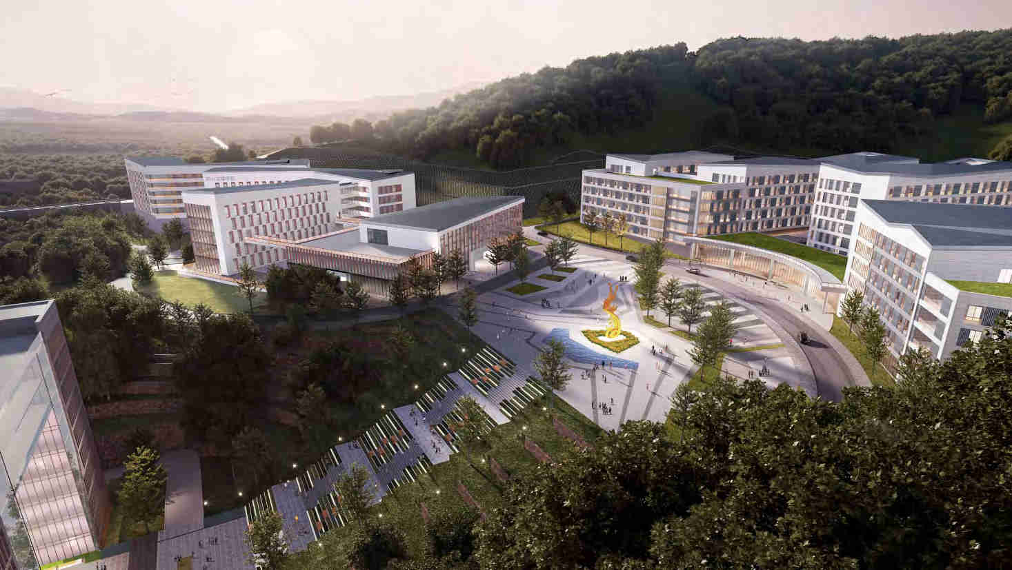 公司中标达州市高等院校基础设施建设项目