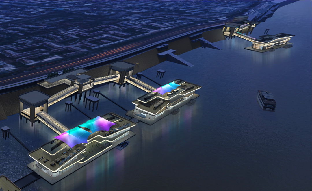 中华路客运码头主体工程通过交工验收