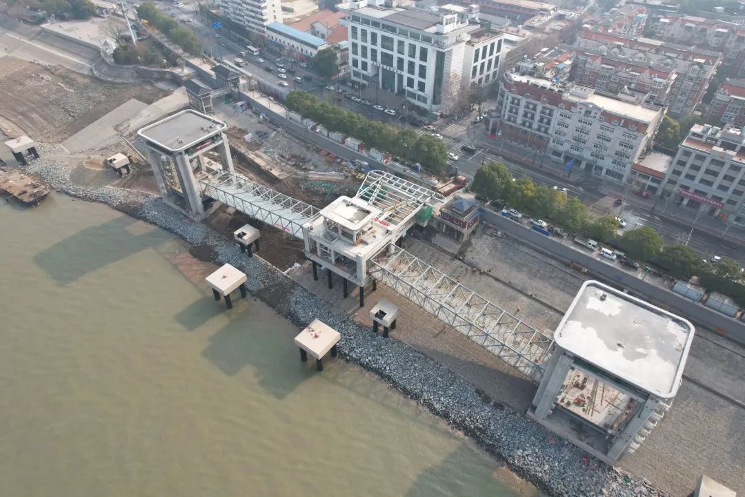 中华路客运码头主体工程通过交工验收