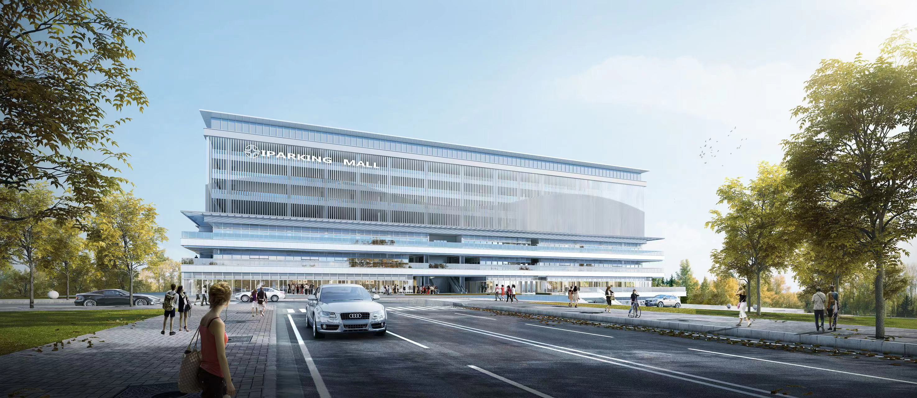 重庆两江新区礼嘉、汽博公共停车楼项目封顶 重庆两江新区礼嘉、汽博公共停车楼项目封顶