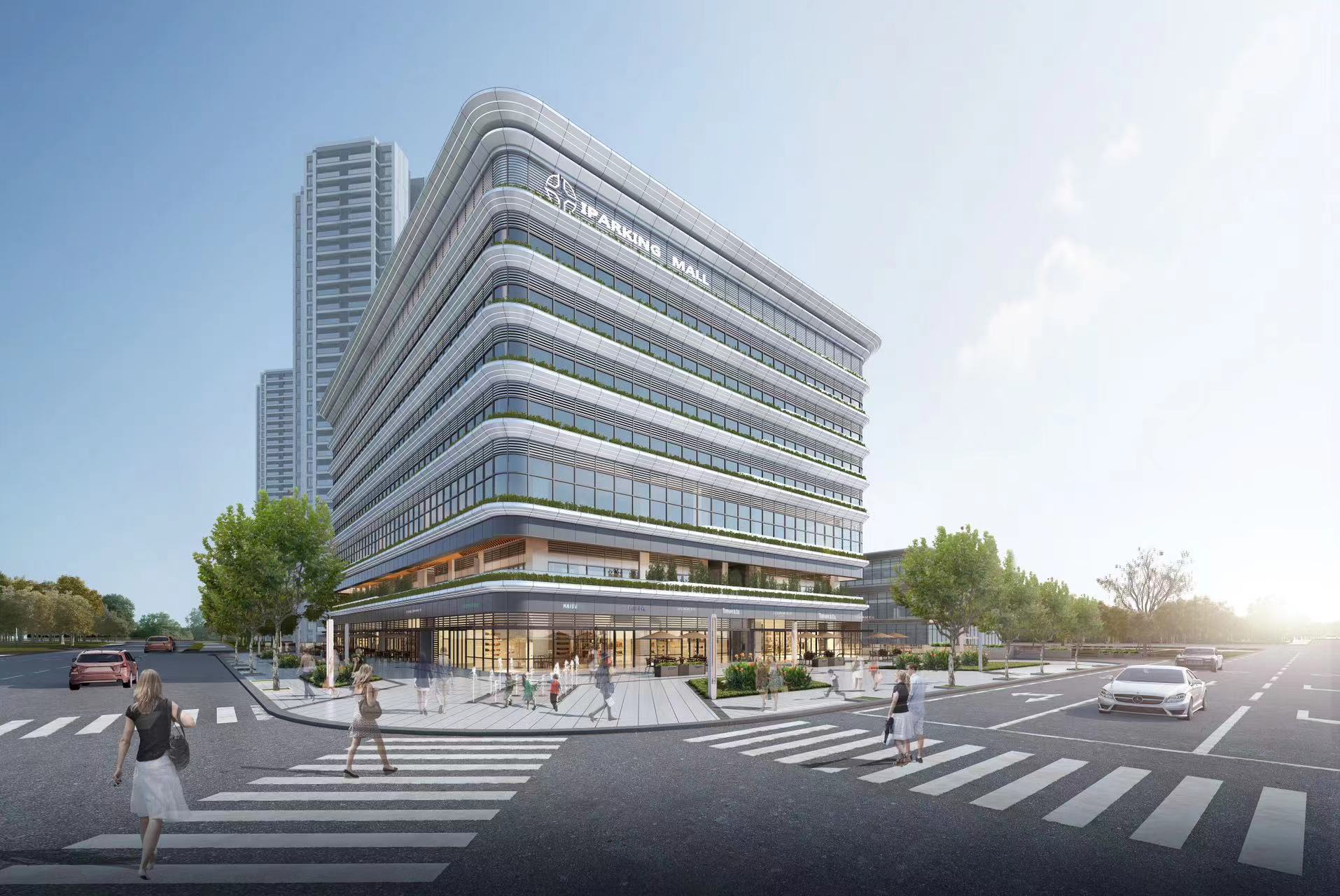 重庆两江新区礼嘉、汽博公共停车楼项目封顶 重庆两江新区礼嘉、汽博公共停车楼项目封顶