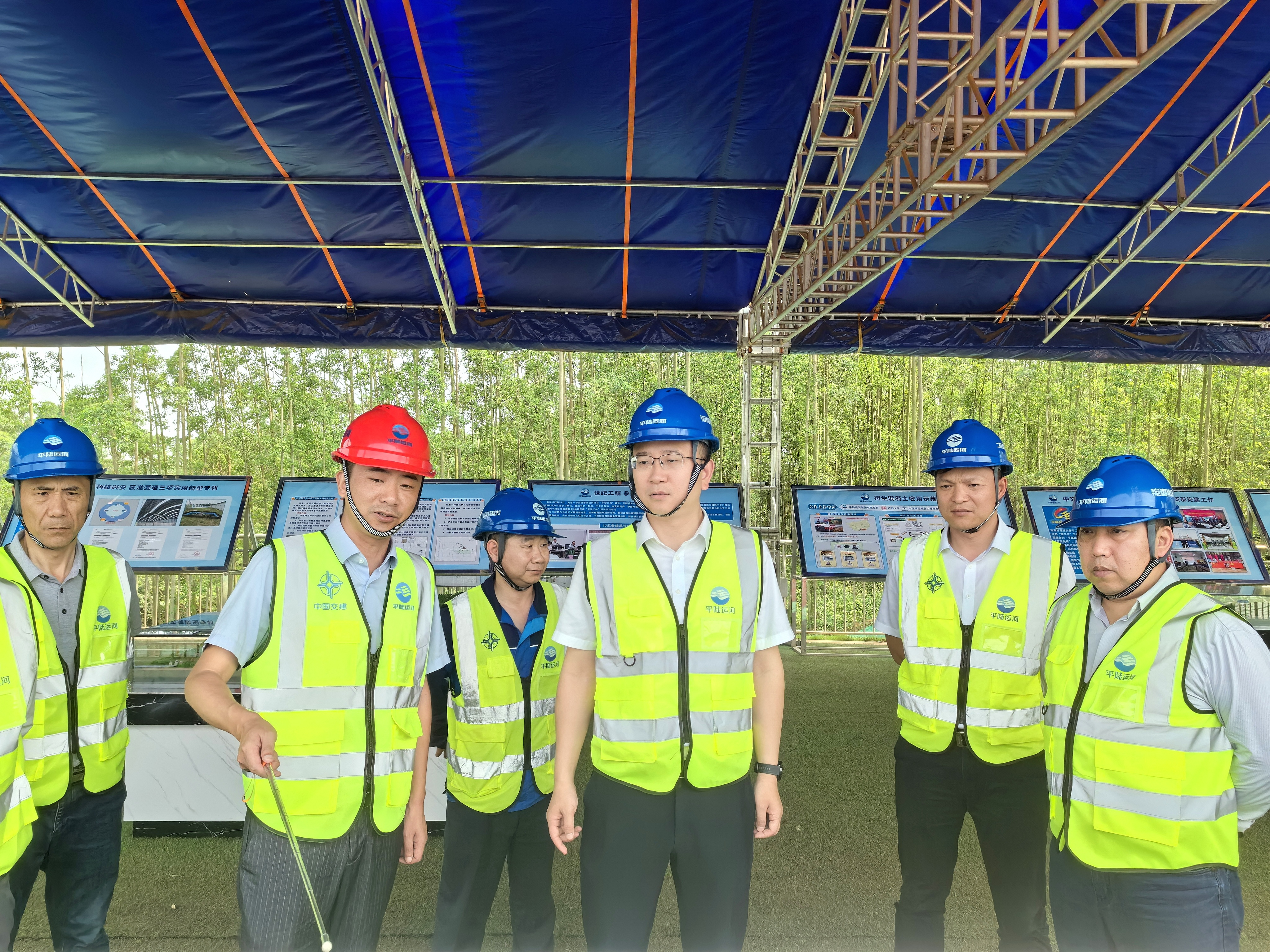 公司党委书记、董事长宋文涛到平陆运河项目讲授专题党课