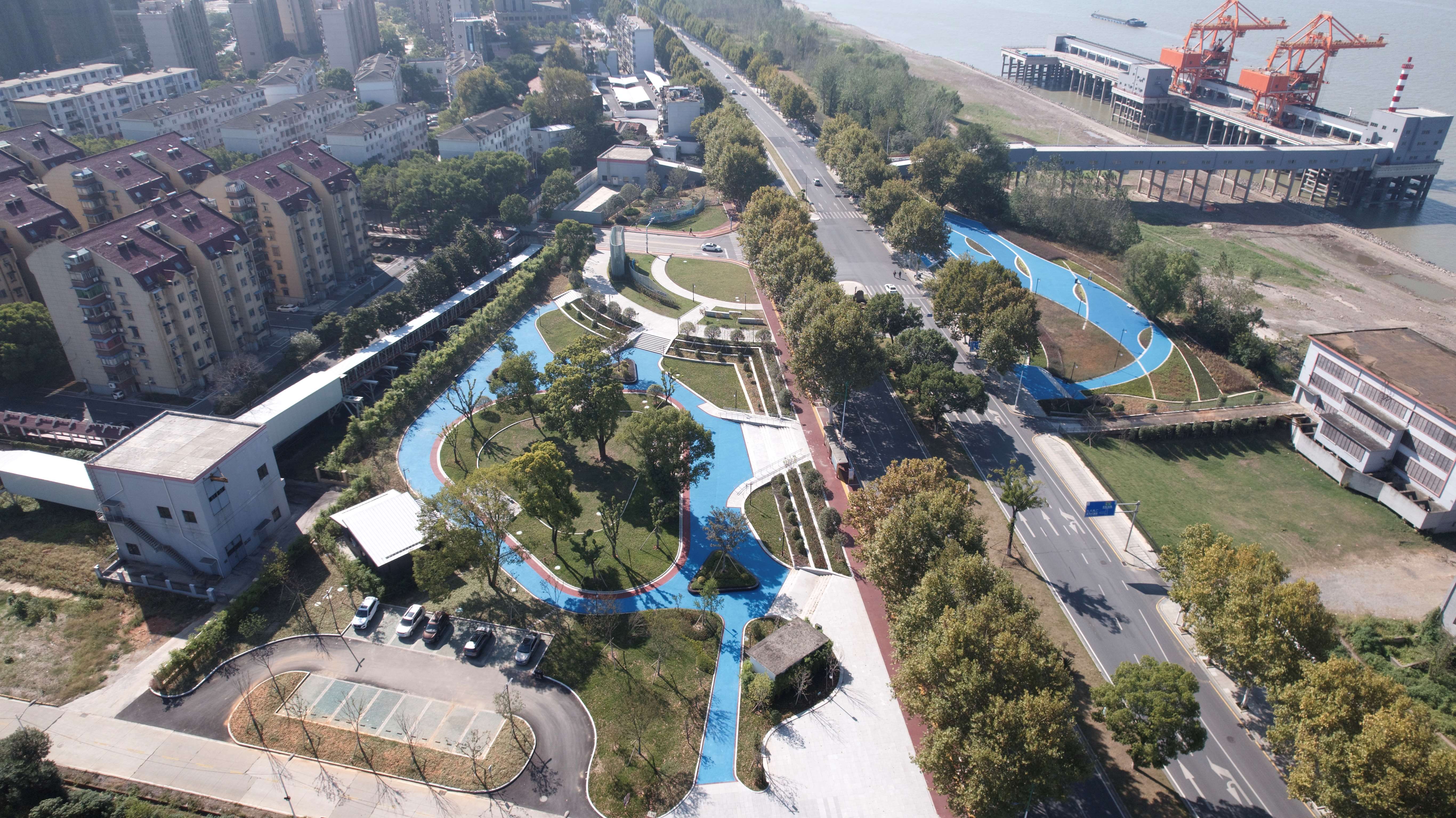 国家能源集团九江发电有限公司最美长江岸线生态景观工程通过竣工验收