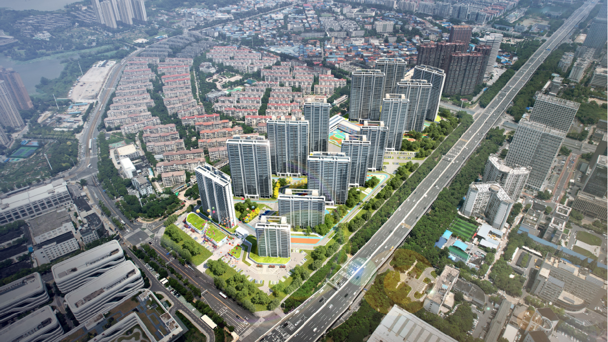 公司中标武汉沌阳街郭徐岭片区城中村改造还建房一期项目