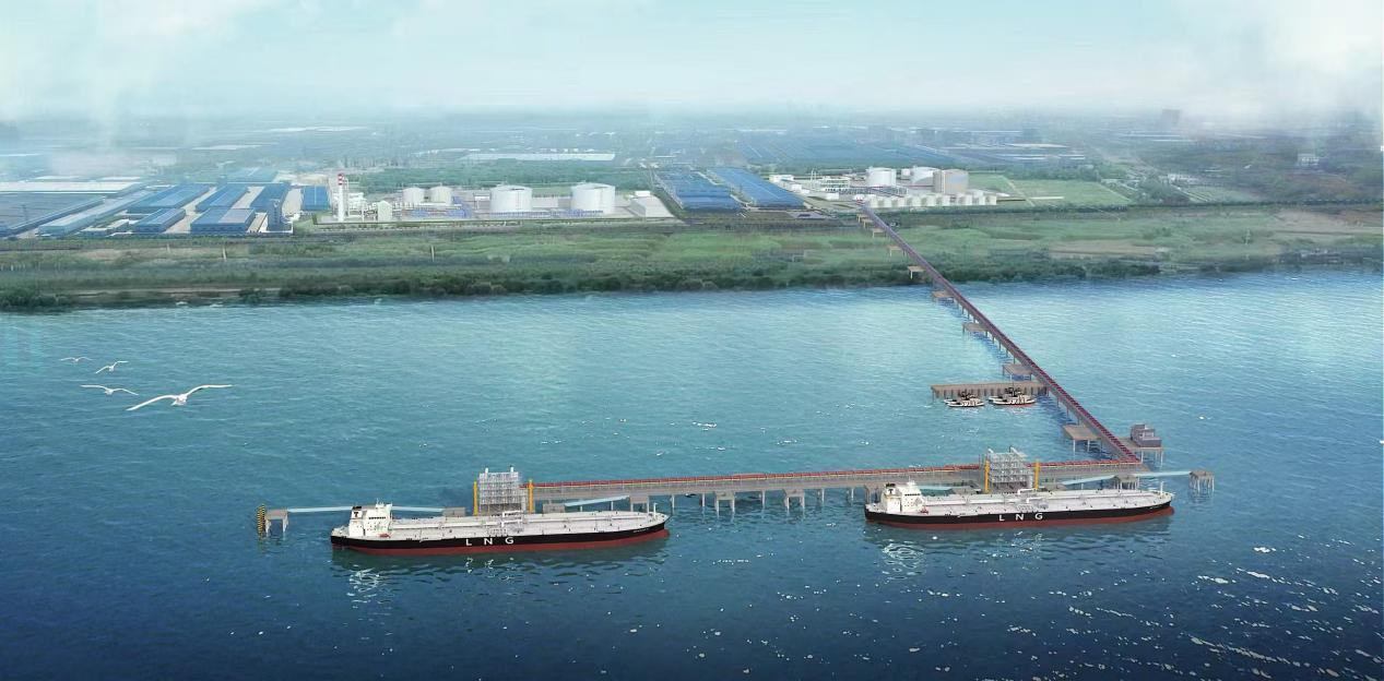 无锡（江阴）港石利港区扬子嘉盛液化天然气码头工程开工