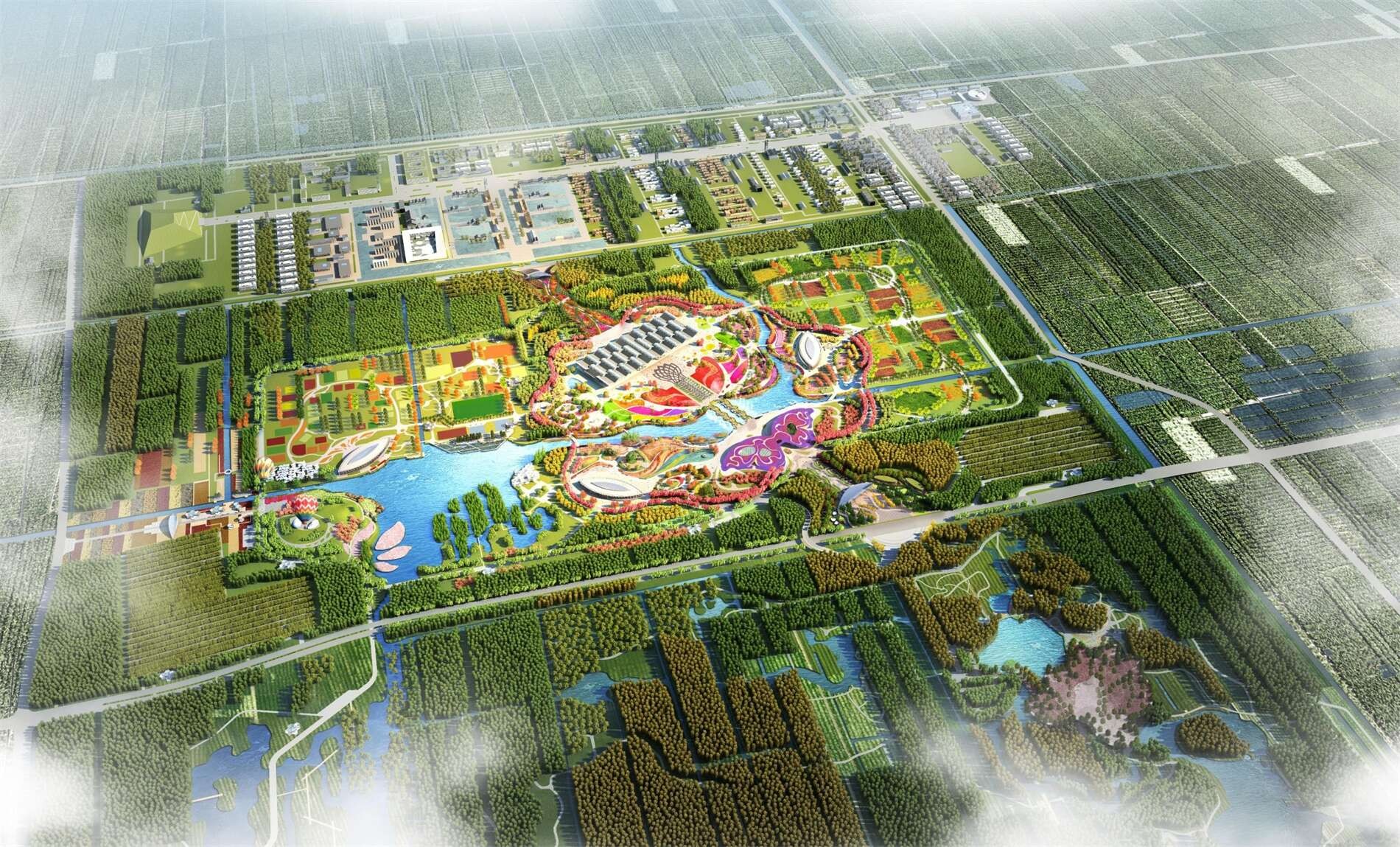 第十届中国花卉博览会花博园景观绿化、临时场馆及配套设施建设项目