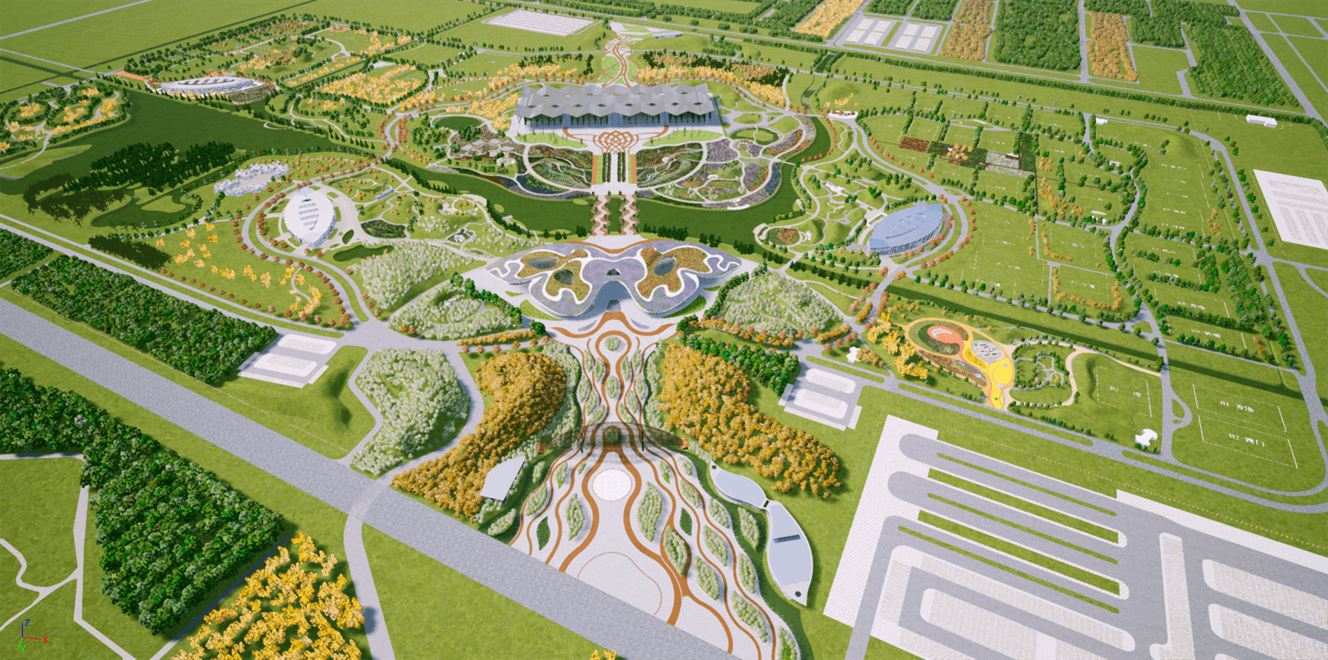 第十届中国花卉博览会花博园景观绿化、临时场馆及配套设施建设项目