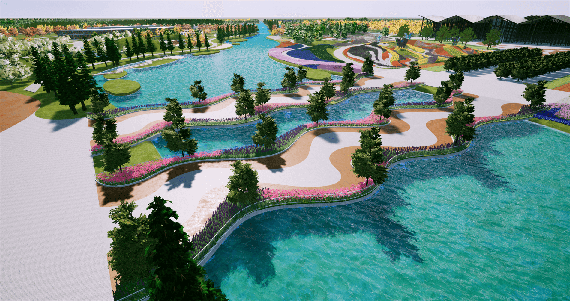 第十届中国花卉博览会花博园景观绿化、临时场馆及配套设施建设项目