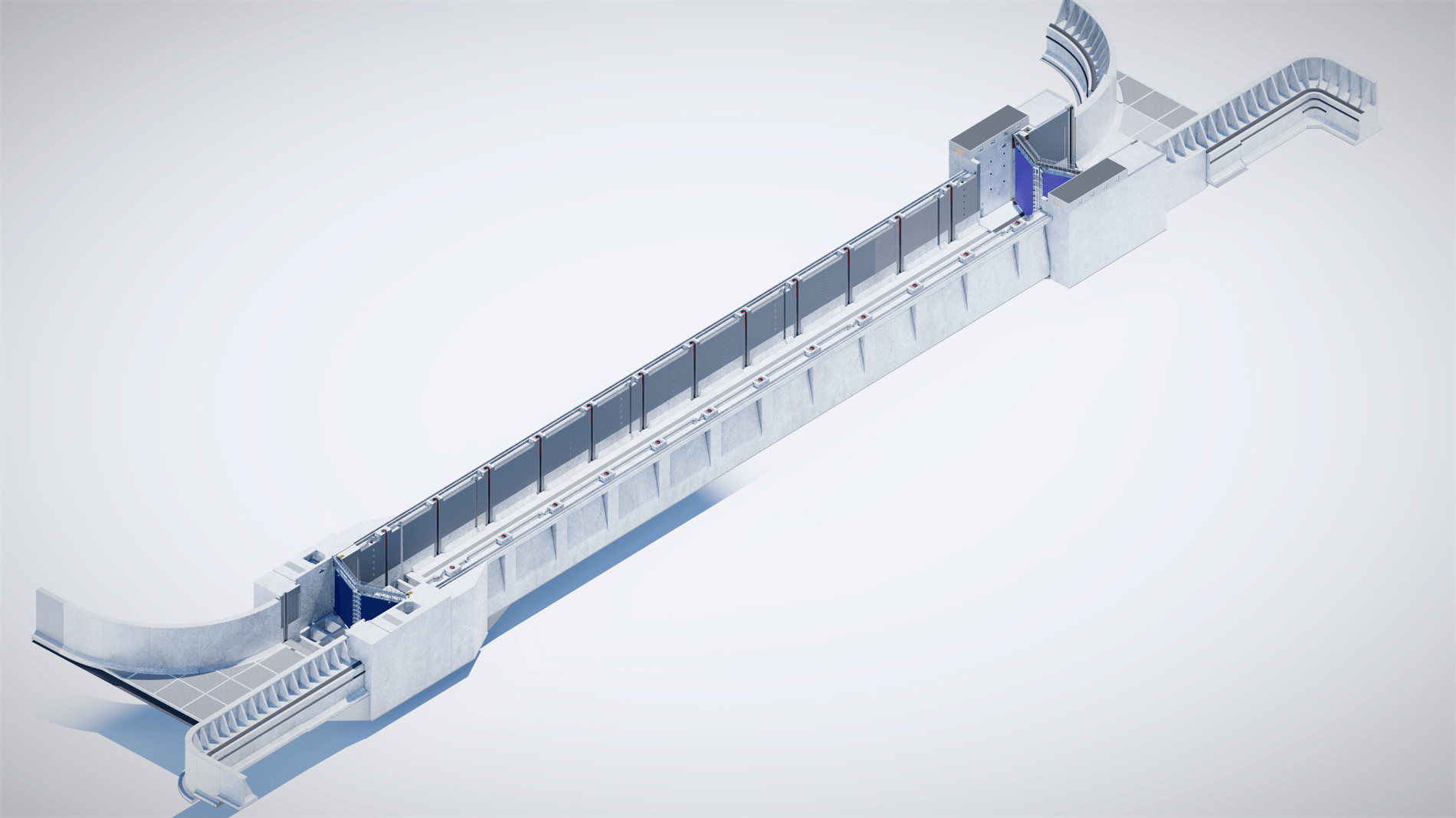 淮河航道临淮岗复线船闸工程