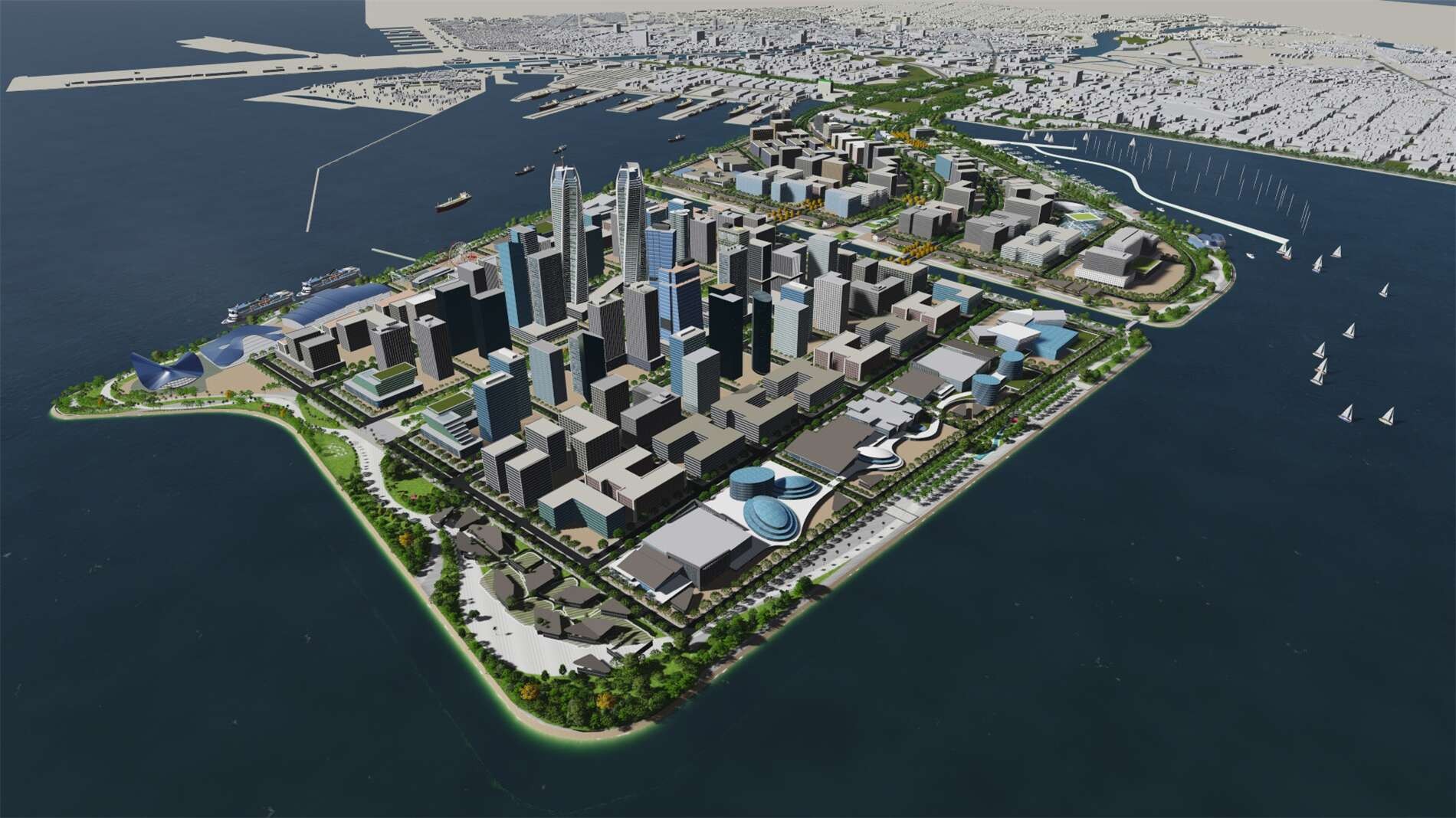 菲律宾马尼拉滨海新城设计工程