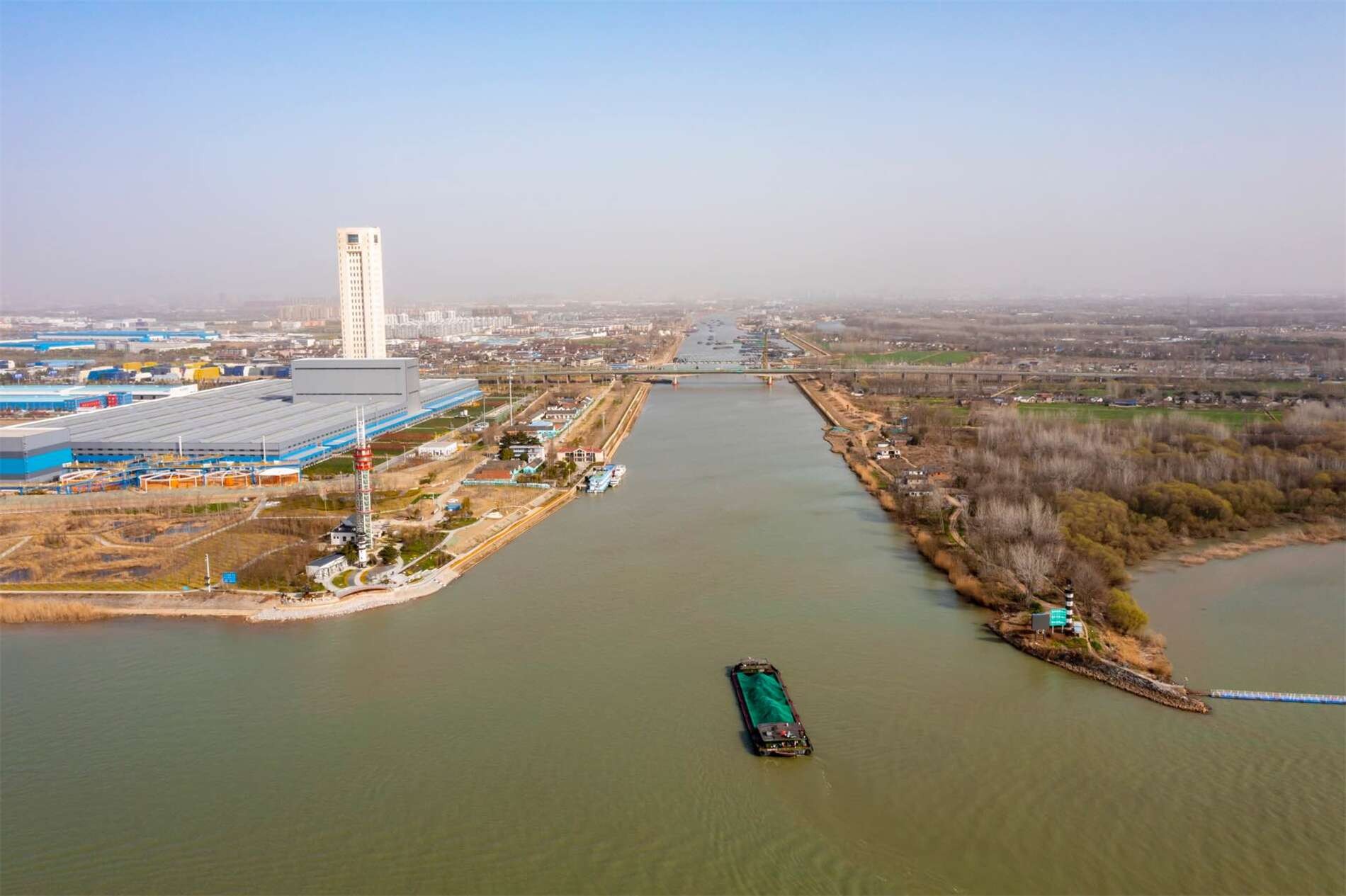 京杭运河施桥船闸至长江口门段航道整治工程