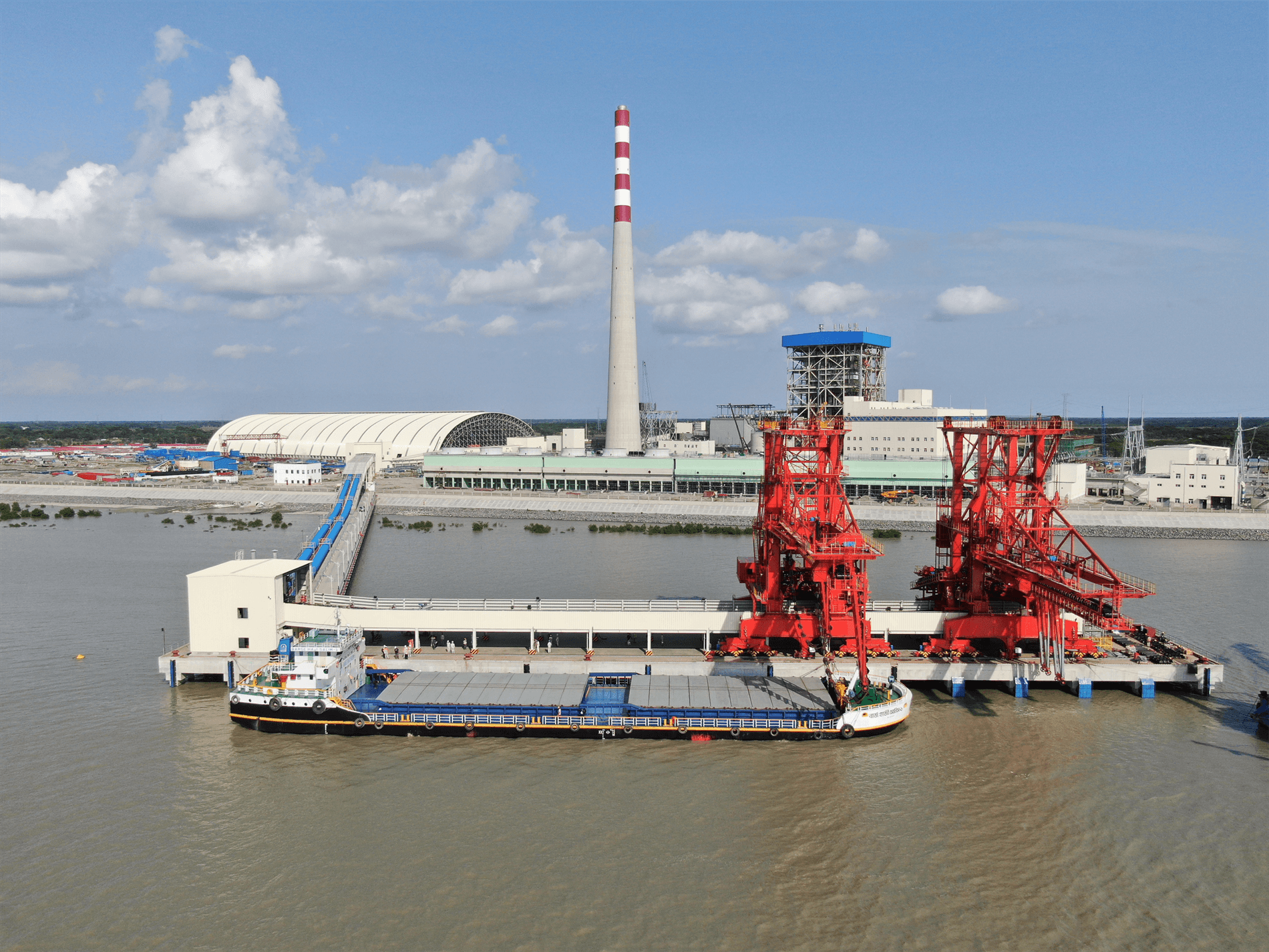 孟加拉巴瑞萨燃煤电站项目码头工程