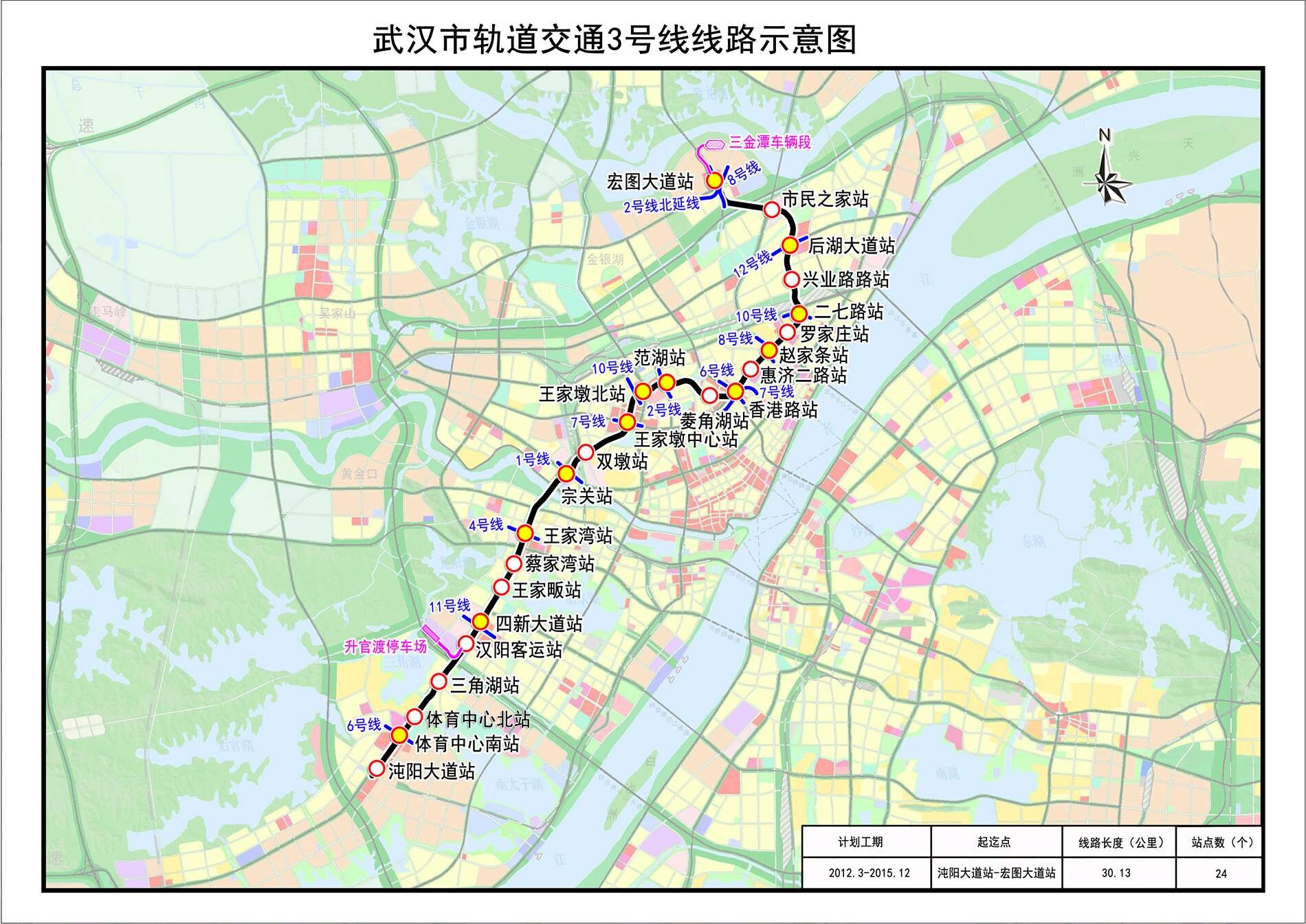 武汉市轨道交通3号线工程
