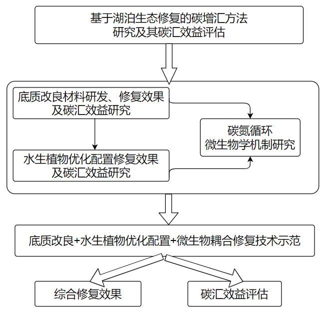 湖泊生态修复碳增汇技术研究及示范应用