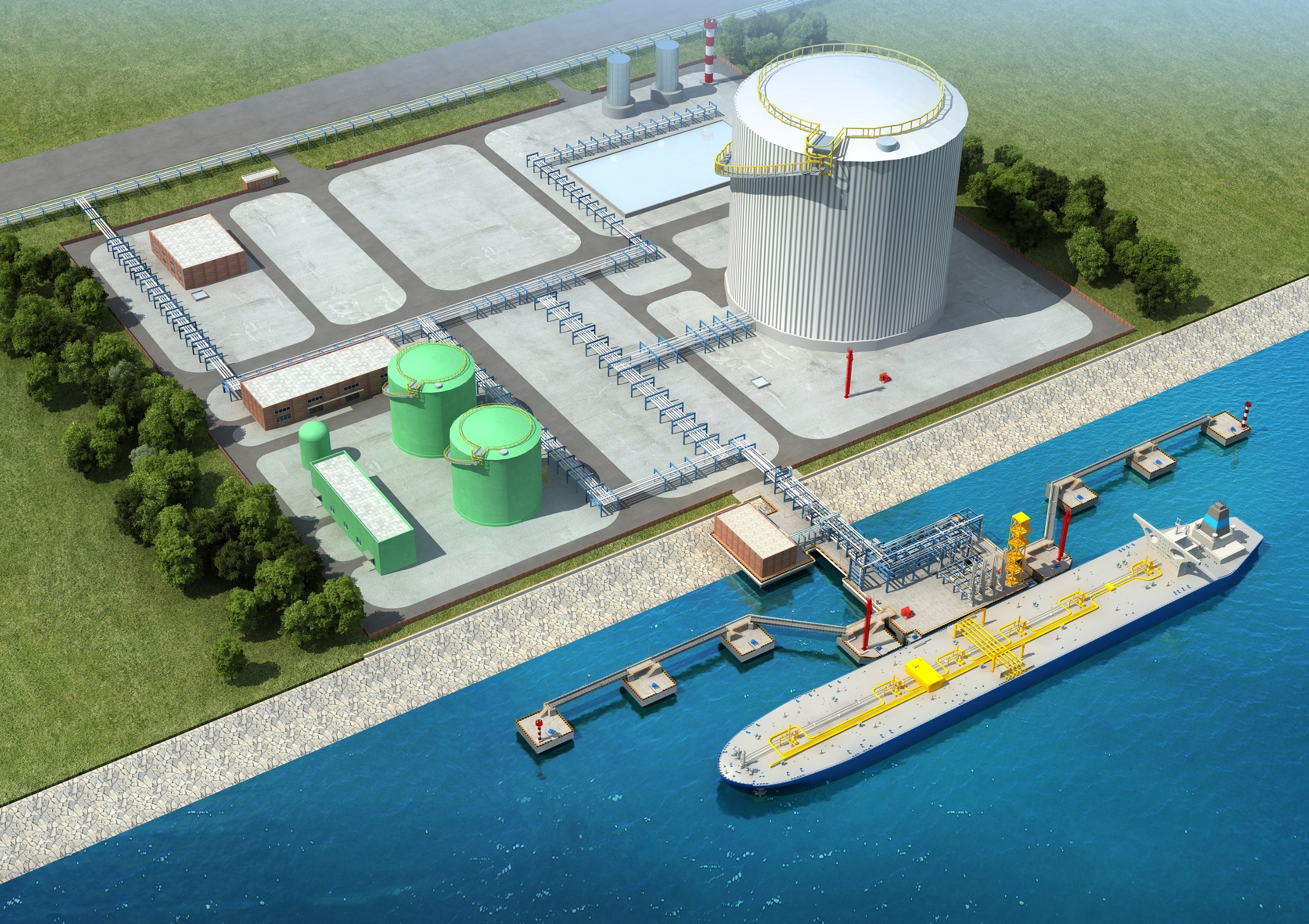 中国石化天津分公司南港乙烯外购轻烃原料配套项目码头工程开工